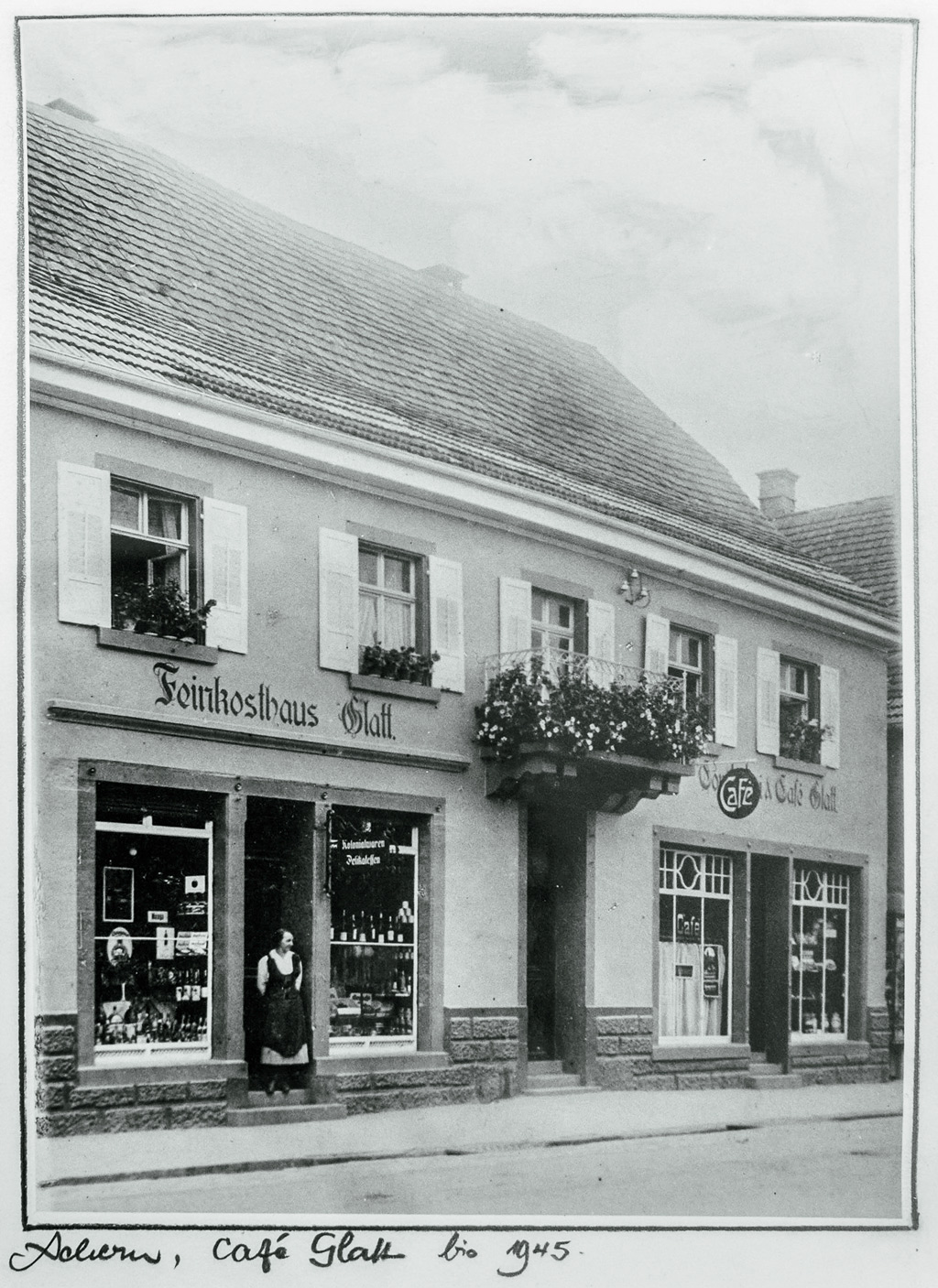 Café Glatt, Achern - vor 1945